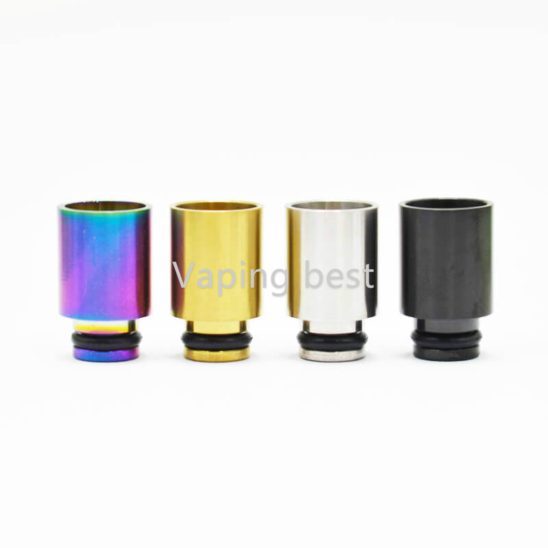 Snowwolf MFENG Baby metal polished drip tip eleaf Melo 4 straight long style 510 mouthpiece